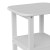 Flash Furniture LE-HMP-1035-1517H-WT-GG White All Weather HDPE 2-Tier Adirondack Side Table addl-7