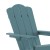 Flash Furniture LE-HMP-1044-10-BL-GG Blue HDPE Adirondack Chair with Cup Holder addl-8