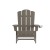 Flash Furniture LE-HMP-1044-10-BR-GG Brown HDPE Adirondack Chair with Cup Holder addl-10