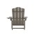 Flash Furniture LE-HMP-1044-10-BR-GG Brown HDPE Adirondack Chair with Cup Holder addl-7