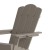 Flash Furniture LE-HMP-1044-10-BR-GG Brown HDPE Adirondack Chair with Cup Holder addl-8