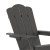 Flash Furniture LE-HMP-1044-10-GY-GG Gray HDPE Adirondack Chair with Cup Holder addl-8