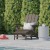Flash Furniture LE-HMP-1044-110-BR-GG Brown HDPE Adirondack Chair with Cup Holder and Pull Out Ottoman addl-6