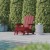 Flash Furniture LE-HMP-1044-110-RD-GG Red HDPE Adirondack Chair with Cup Holder and Pull Out Ottoman addl-5