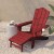 Flash Furniture LE-HMP-1044-110-RD-GG Red HDPE Adirondack Chair with Cup Holder and Pull Out Ottoman addl-6
