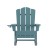Flash Furniture LE-HMP-1044-31-BL-GG Blue HDPE Adirondack Rocking Chair with Cup Holder addl-10