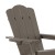 Flash Furniture LE-HMP-1044-31-BR-GG Brown HDPE Adirondack Rocking Chair with Cup Holder addl-7
