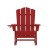 Flash Furniture LE-HMP-1044-31-RD-GG Red HDPE Adirondack Rocking Chair with Cup Holder addl-10