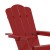 Flash Furniture LE-HMP-1044-31-RD-GG Red HDPE Adirondack Rocking Chair with Cup Holder addl-8