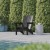 Flash Furniture LE-HMP-1045-10-BK-GG Black HDPE Adirondack Chair with Cup Holder addl-6