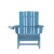 Flash Furniture LE-HMP-1045-10-BL-GG Blue Adirondack Patio Chair with Cup Holder addl-10