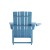 Flash Furniture LE-HMP-1045-10-BL-GG Blue Adirondack Patio Chair with Cup Holder addl-7