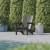 Flash Furniture LE-HMP-1045-10-GY-GG Gray Adirondack Patio Chair with Cup Holder addl-5