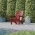 Flash Furniture LE-HMP-1045-10-RD-GG Red Adirondack Patio Chair with Cup Holder addl-5