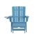 Flash Furniture LE-HMP-1045-110-BL-GG Blue Adirondack Patio Chair with Ottoman and Cup Holder addl-10