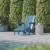 Flash Furniture LE-HMP-1045-110-BL-GG Blue Adirondack Patio Chair with Ottoman and Cup Holder addl-5