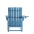 Flash Furniture LE-HMP-1045-110-BL-GG Blue Adirondack Patio Chair with Ottoman and Cup Holder addl-7