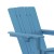 Flash Furniture LE-HMP-1045-110-BL-GG Blue Adirondack Patio Chair with Ottoman and Cup Holder addl-8
