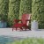 Flash Furniture LE-HMP-1045-110-RD-GG Red Adirondack Patio Chair with Ottoman and Cup Holder addl-5