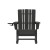 Flash Furniture LE-HMP-1045-31-BK-GG Black Adirondack Rocking Chair with Cup Holder addl-10