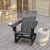 Flash Furniture LE-HMP-1045-31-GY-GG Gray Adirondack Rocking Chair with Cup Holder addl-5