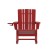 Flash Furniture LE-HMP-1045-31-RD-GG Red Adirondack Rocking Chair with Cup Holder addl-10