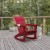 Flash Furniture LE-HMP-1045-31-RD-GG Red Adirondack Rocking Chair with Cup Holder addl-1