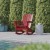 Flash Furniture LE-HMP-1045-31-RD-GG Red Adirondack Rocking Chair with Cup Holder addl-6