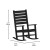 Flash Furniture LE-HMP-2002-110-BK-GG Black All Weather Contemporary Rocking Chair addl-4