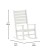Flash Furniture LE-HMP-2002-110-WT-GG White All Weather Contemporary Rocking Chair addl-4