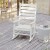 Flash Furniture LE-HMP-2002-110-WT-GG White All Weather Contemporary Rocking Chair addl-5