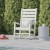 Flash Furniture LE-HMP-2002-110-WT-GG White All Weather Contemporary Rocking Chair addl-6
