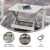 Flash Furniture LE-HMP-2012-1620H-WT-GG White Outdoor Adirondack Folding Side Table addl-3