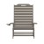 Flash Furniture LE-HMP-2017-414-BR-GG Brown All-Weather Adjustable Adirondack Lounge Chair with Cup Holder addl-10