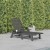 Flash Furniture LE-HMP-2017-414-GY-GG Gray All-Weather Adjustable Adirondack Lounge Chair with Cup Holder addl-1
