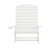 Flash Furniture LE-HMP-2017-414-WT-GG White All-Weather Adjustable Adirondack Lounge Chair with Cup Holder addl-10