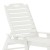 Flash Furniture LE-HMP-2017-414-WT-GG White All-Weather Adjustable Adirondack Lounge Chair with Cup Holder addl-8
