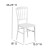 Flash Furniture LE-L-MON-WH-GG Hercules White Resin Stacking Napoleon Chair addl-5