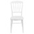 Flash Furniture LE-L-MON-WH-GG Hercules White Resin Stacking Napoleon Chair addl-9