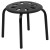 Flash Furniture LE-S2-BLACK-GG Black Plastic Nesting Stack Stool, 11.5" H, 5/Pack addl-7