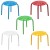 Flash Furniture LE-S2-MC-GG Plastic Nesting Stack Stool, 11.5" H, Assorted Colors, 5/Pack addl-7