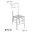 Flash Furniture LE-SILVER-M-GG Hercules Silver Resin Stacking Chiavari Chair addl-4