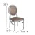 Flash Furniture LE-S-T-MON-GG Hercules King Chair with Taupe Vinyl Back and Seat and Silver Frame addl-4