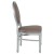 Flash Furniture LE-S-T-MON-GG Hercules King Chair with Taupe Vinyl Back and Seat and Silver Frame addl-6