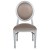 Flash Furniture LE-S-T-MON-GG Hercules King Chair with Taupe Vinyl Back and Seat and Silver Frame addl-7