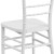 Flash Furniture LE-WHITE-GG Hercules PREMIUM Matte White Resin Stacking Chiavari Chair addl-7