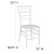 Flash Furniture LE-WHITE-M-GG Hercules White Resin Stacking Chiavari Chair addl-5
