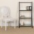 Flash Furniture LE-W-W-MON-GG Hercules King Chair with White Vinyl Back and Seat and White Frame addl-1