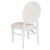 Flash Furniture LE-W-W-MON-GG Hercules King Chair with White Vinyl Back and Seat and White Frame addl-5