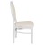 Flash Furniture LE-W-W-MON-GG Hercules King Chair with White Vinyl Back and Seat and White Frame addl-7